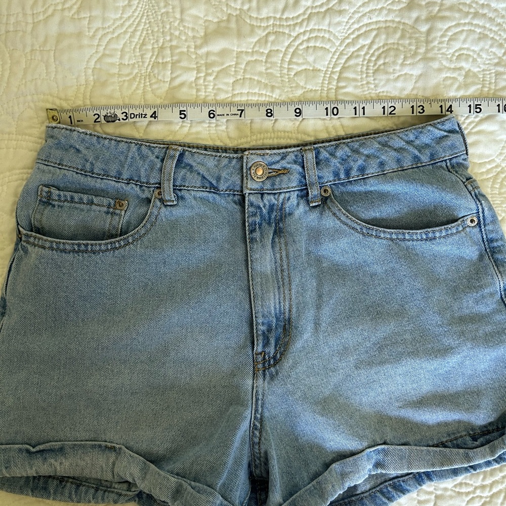 Forever 21 Blue Jean Shorts - Picture 2 of 6